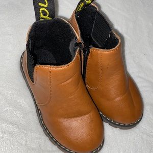 Camel Brown Slip-On Boots for Toddlers